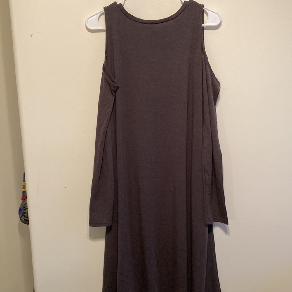 Zenana Premium Cold Shoulder Dress - Picture 6 of 6